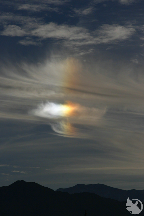 Cloud rainbow - aka circumhorizontal arc